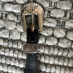 Men's western style leather belt